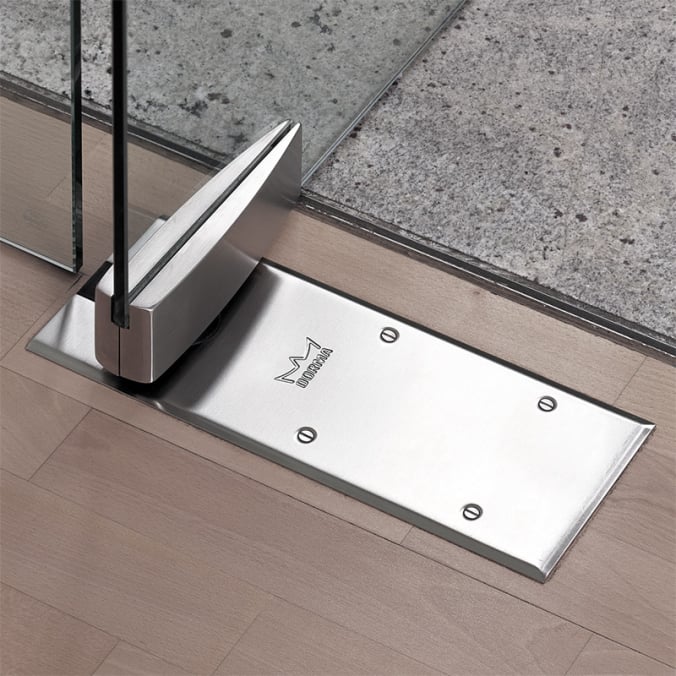 Mola de piso para porta de vidro